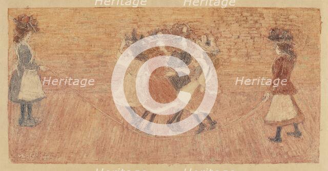 Skipping Rope, 1892/1895. Creator: Maurice Brazil Prendergast.