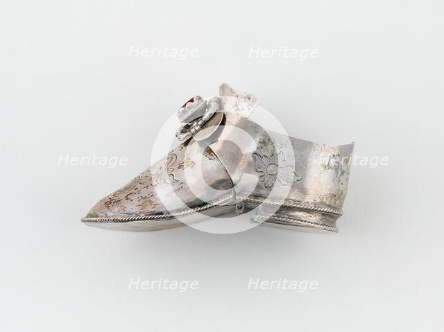 Good Luck Token in the Form of a Shoe, Netherlands, c. 1840. Creator: Unknown.