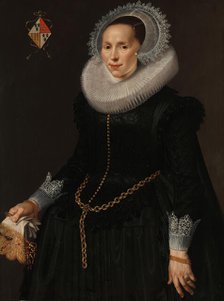 Portrait of Johanna le Maire (c.1601-60), c.1622-c.1629. Creator: Nicolaes Eliasz Pickenoy.