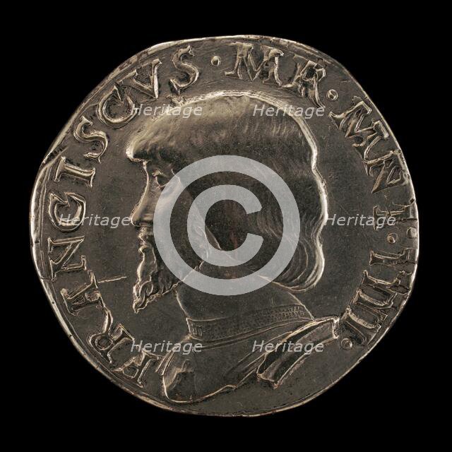 Francesco II Gonzaga, 1466-1519, 4th Marquess of Mantua 1484 [obverse], 16th century. Creator: Unknown.