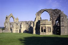 Abbot's Hall and Abbot's private rooms, Haughmond Abbey, Shropshire, 1999. Artist: Unknown