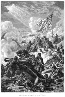 The Defence of Bunker Hill, 1775. Artist: Unknown