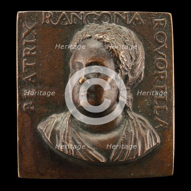 Beatrice Roverella, c. 1510-1575, Wife of Paolo Manfroni and Ercole Rangone [obverse], 16th cent. Creator: Unknown.