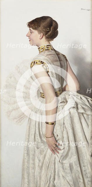 Portrait of the Fiancée, 1887. Creator: Jacek Malczewski.