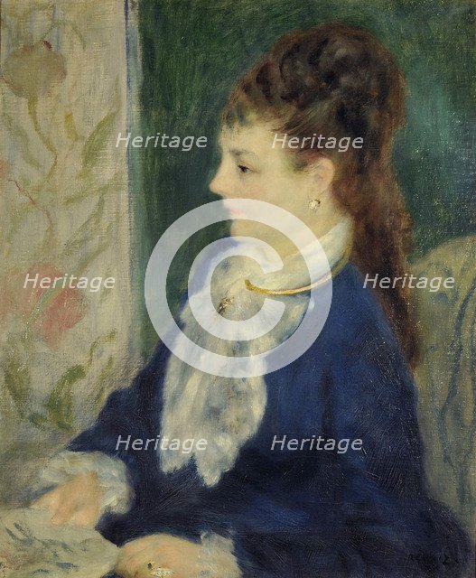 Portrait of madame X, 1875. Artist: Renoir, Pierre Auguste (1841-1919)