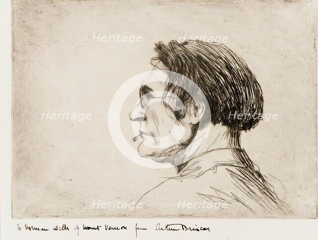 Portrait of James McBey. Creator: Arthur Briscoe.