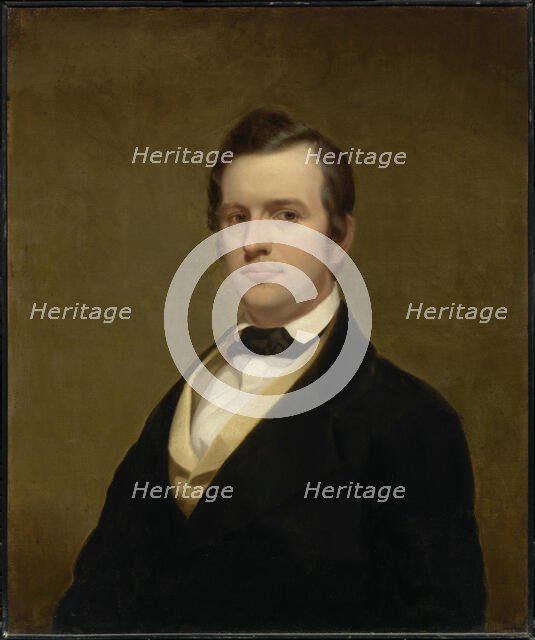 Unidentified Man, c. 1856. Creator: Thomas Hicks.