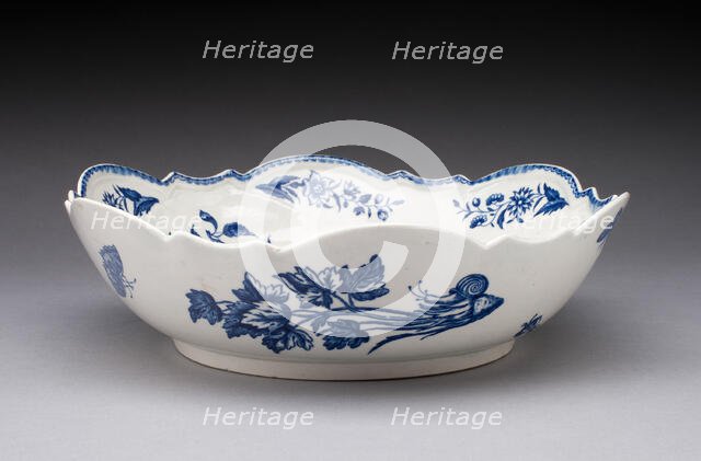 Bowl, Worcester, c. 1760/70. Creator: Royal Worcester.