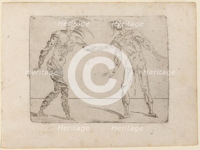 From "Bizzarie di varie Figure", 1624. Creator: Giovanni Battista Bracelli.