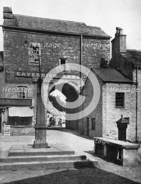 Cartmel Priory Gatehouse, Cartmel, Cumbria, 1924-1926.Artist: Valentine & Sons