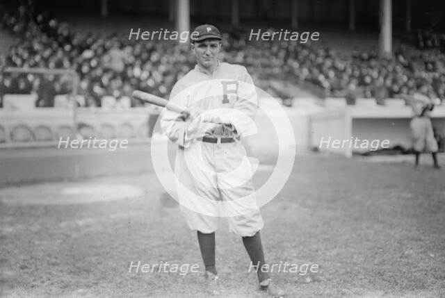 Albert "Cozy" Dolan, Philadelphia NL, at Polo Grounds, NY (baseball), 1913. Creator: Bain News Service.
