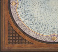 Design for the painted decoration of a ceiling, second half 19th century. Creators: Jules-Edmond-Charles Lachaise, Eugène-Pierre Gourdet.