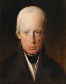 Portrait of Holy Roman Emperor Francis II (1768-1835), c. 1832. Creator: Amerling, Friedrich Ritter von (1803-1887).