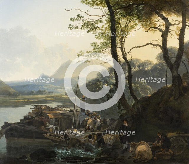 The Ferryboat, c1657. Creator: Adam Pynacker.