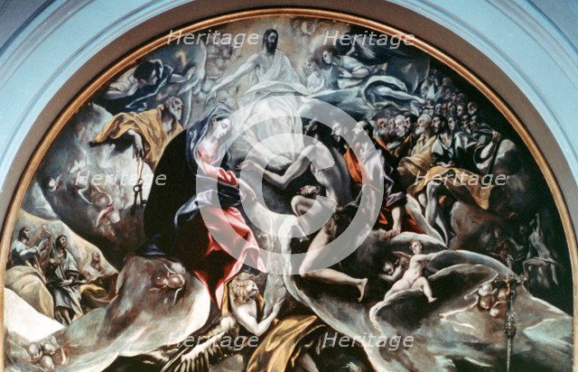 'The Burial of Count Orgaz' (detail), 1586-1588. Artist: El Greco