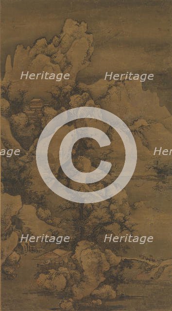 Traveling through Snow-Covered Mountains. Creator: Yao Yanqing.