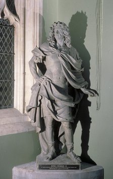 Statue of King Charles II, 17th century. Artist: Artus Quellinus I