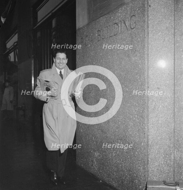 Portrait of Lawrence Welk, PGA Building, New York, N.Y., 1946. Creator: William Paul Gottlieb.