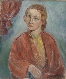 Portrait of a Woman, 1922. Creator: Meri Genetz.