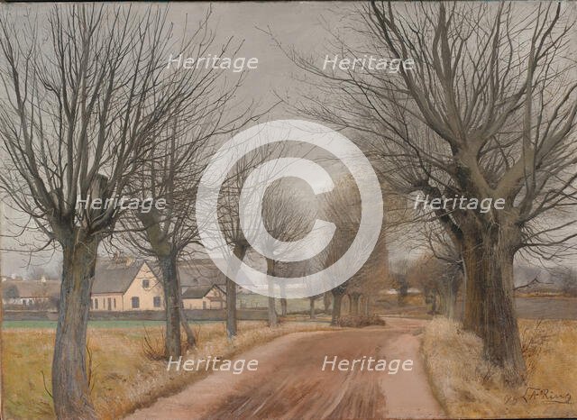 A Road near Vinderod, Zealand, 1898. Creator: Laurits Andersen Ring.