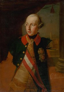 Portrait of Emperor Joseph II (1741-1790), 1769. Creator: Batoni, Pompeo Girolamo (1708-1787).