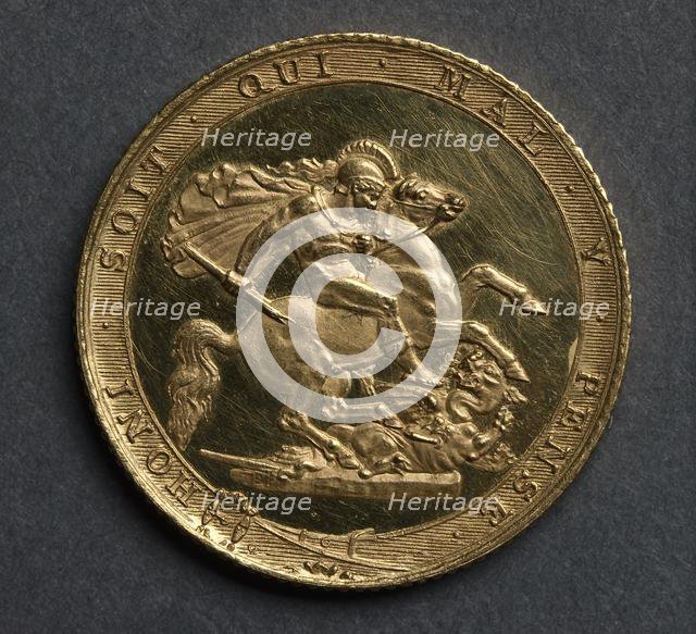 Sovereign (reverse), 1817. Creator: Unknown.