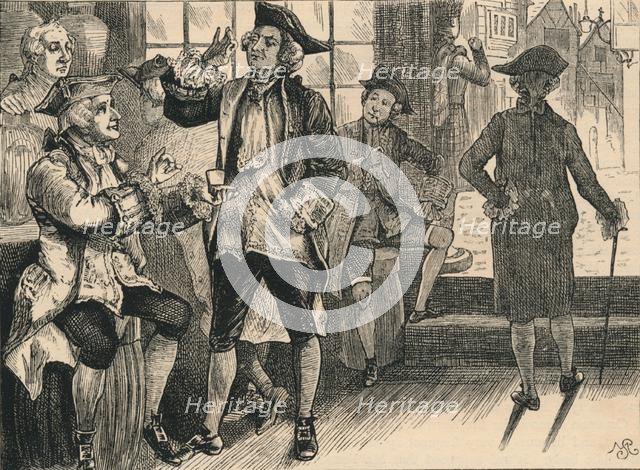 'Group at Hardham's Tobacco Shop', c1880. Creator: Unknown.