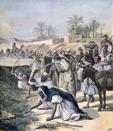 The locust plague, Algeria, 1891. Artist: Henri Meyer