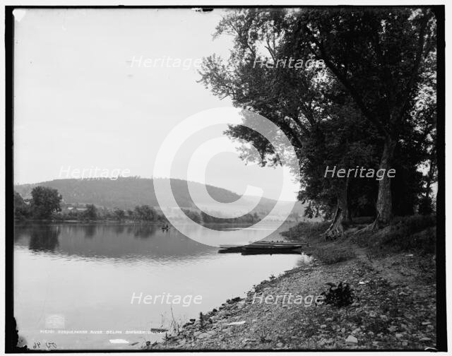 Susquehanna River below Binghamton, N.Y., c1900. Creator: Unknown.