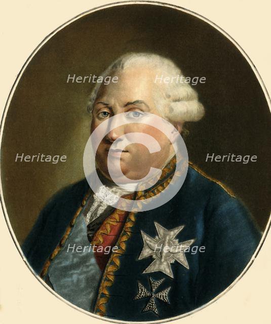 'Pierre-André De Suffren de Saint-Tropez', c1770s, (1789). Creator: Marie Jeanne Louise Francoise Suzanne Champion de Cernel.