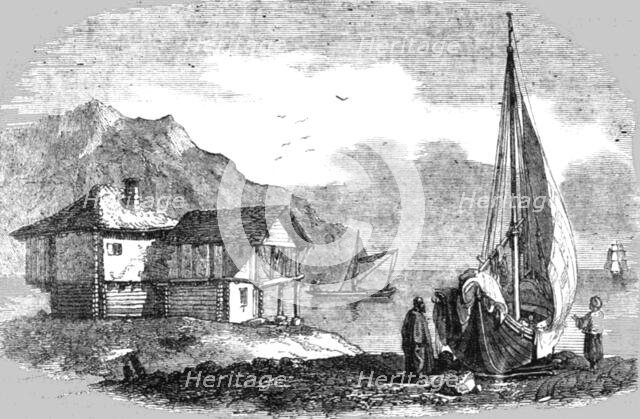'Fishermans Huts at Tchatal-Skelsy', 1854. Creator: Unknown.