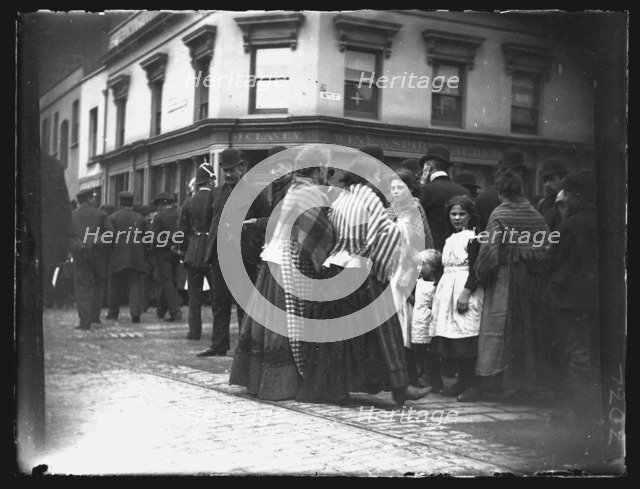 Corner of Custom House Street and Bute Street, Cardiff, 1892. Creator: William Booth.