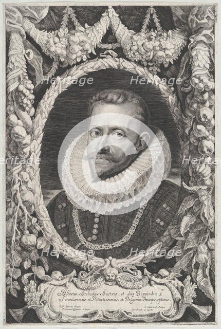 Portrait of Albert VII, Archduke of Austria, ca. 1650. Creators: Jonas Suyderhoef, Pieter Soutman.