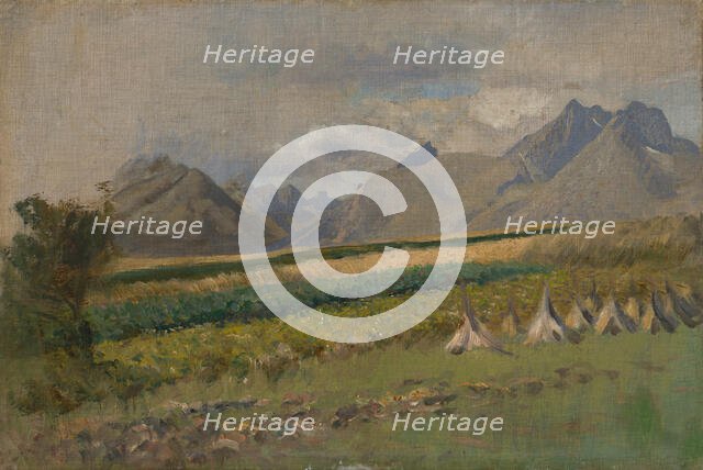 The High Tatras from Strázky, 1878-1880. Creator: Ladislav Mednyanszky.