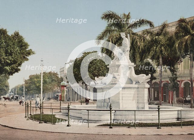 Pila de la India, Habana, c1900. Creator: William H. Jackson.