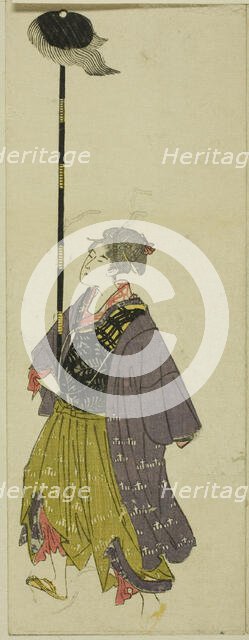 Parody of a daimyo procession, c. 1805/07. Creator: Utagawa Toyohiro.