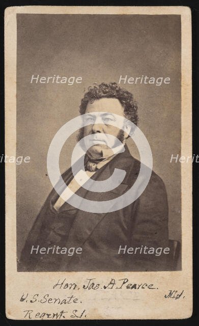 Portrait of James Alfred Pearce (1805-1862), Before 1862. Creator: Edward Anthony.