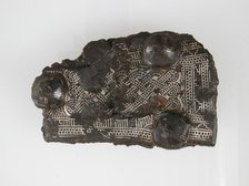 Counter Plate of a Belt Buckle, Frankish, 4th-7th century. Creator: Unknown.