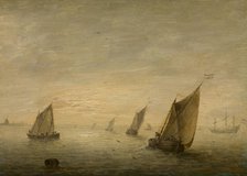 Calm Sea, c1621-1653. Creator: Simon de Vlieger.