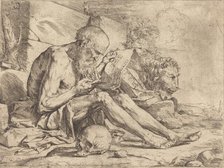 Saint Jerome Reading, c. 1624. Creator: Jusepe de Ribera.