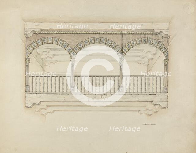 Screen, for Choir, 1939. Creator: Edith Towner.