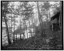 Shores of Raccoon Is., Lake Hopatcong, N.J., between 1890 and 1901. Creator: Unknown.