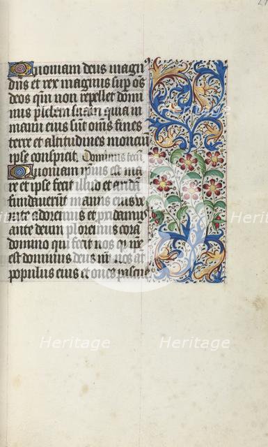 Book of Hours (Use of Rouen): fol. 29r, c. 1470. Creator: Master of the Geneva Latini (French, active Rouen, 1460-80).