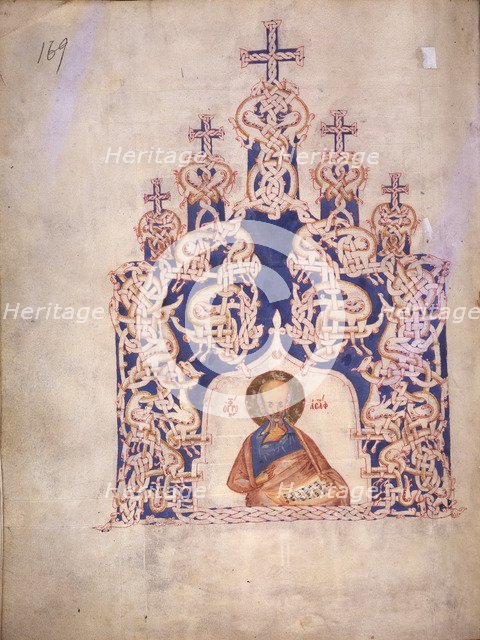 Asaph (From The Book of Psalms o Ivan IV the Terrible), Second Half of 14th century.