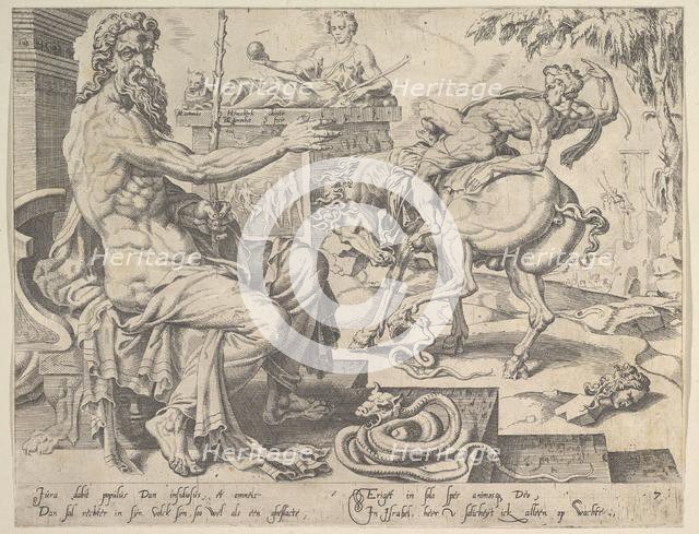 Dan, from the series The Twelve Patriarchs, 1550. Creator: Dirck Volkertsen Coornhert.