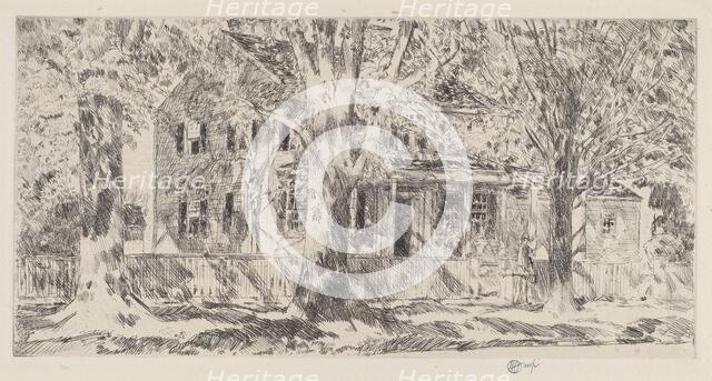 House on the Main Street, Easthampton, 1922. Creator: Frederick Childe Hassam.