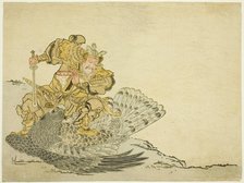 Onamushi no Mikoto Killing the Great Bird, 1765. Creator: Unknown.