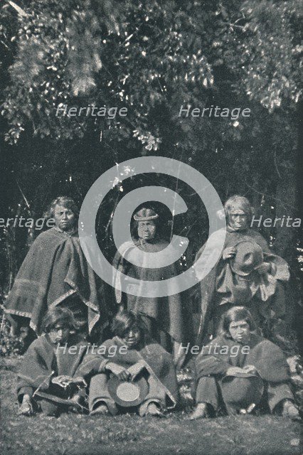 'Indians from the Island of Chiloe', 1916. Artist: Unknown.