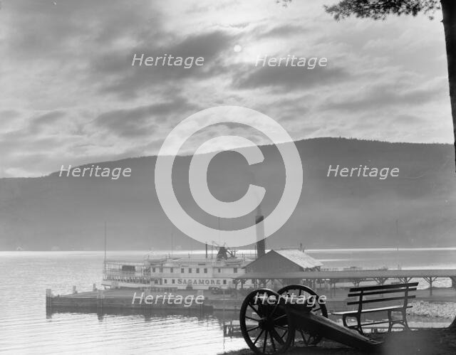Moonlight from Old Fort William Henry, Lake George, N.Y., c.between 1910 and 1920. Creator: Unknown.