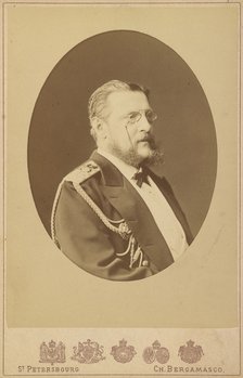 Portrait of Grand Duke Konstantin Nikolayevich of Russia (1827-1892), c. 1875.